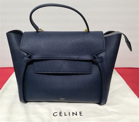 celine belt bag navy blue|where to purchase celine bags.